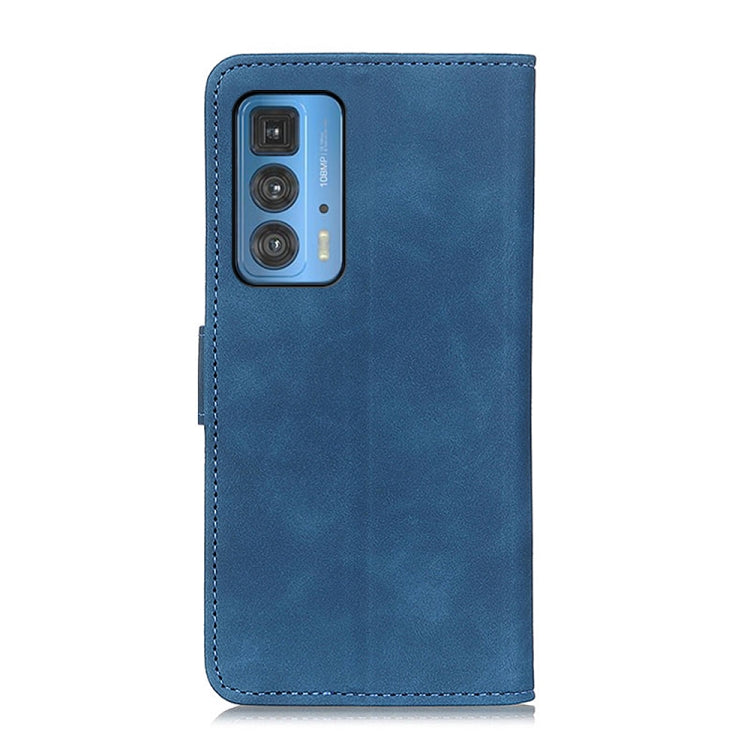 For Motorola Edge 20 Pro KHAZNEH Retro Texture PU + TPU Horizontal Flip Leather Case with Holder & Card Slots & Wallet