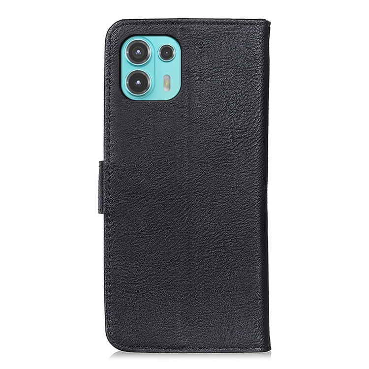 For Motorola Edge 20 Lite KHAZNEH Cowhide Texture Horizontal Flip Leather Case with Holder & Card Slots & Wallet