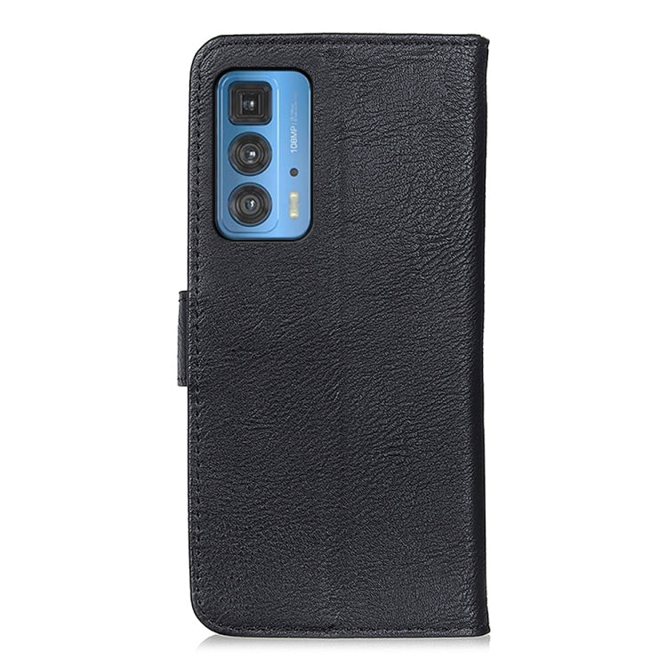For Motorola Edge 20 Pro KHAZNEH Cowhide Texture Horizontal Flip Leather Case with Holder & Card Slots & Wallet