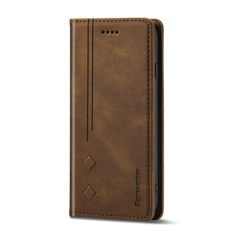 For iPhone SE 2022 / SE 2020 / 8 / 7 Forwenw F2 Series Magnetic Horizontal Flip Leather Case with Holder & Card Slots & Wallet