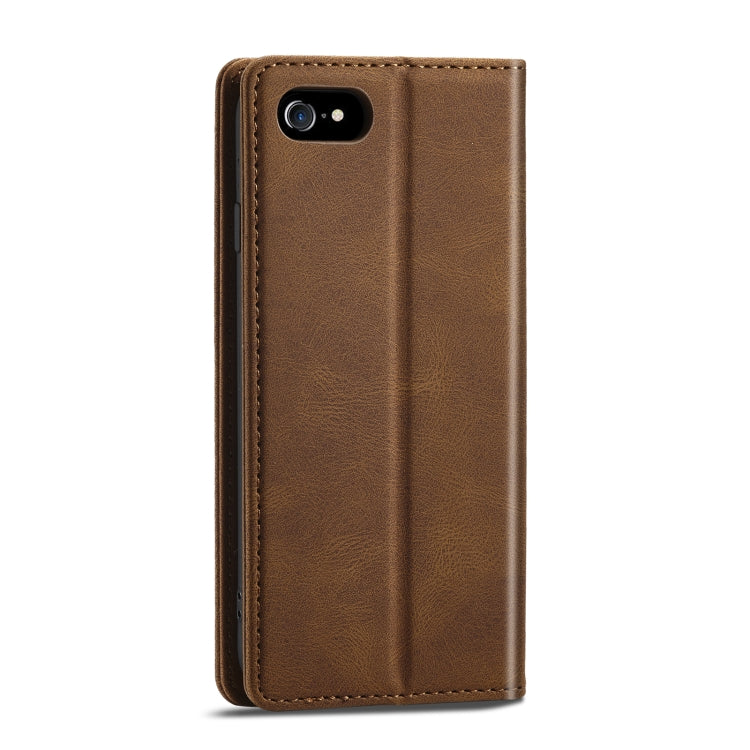 For iPhone SE 2022 / SE 2020 / 8 / 7 Forwenw F2 Series Magnetic Horizontal Flip Leather Case with Holder & Card Slots & Wallet