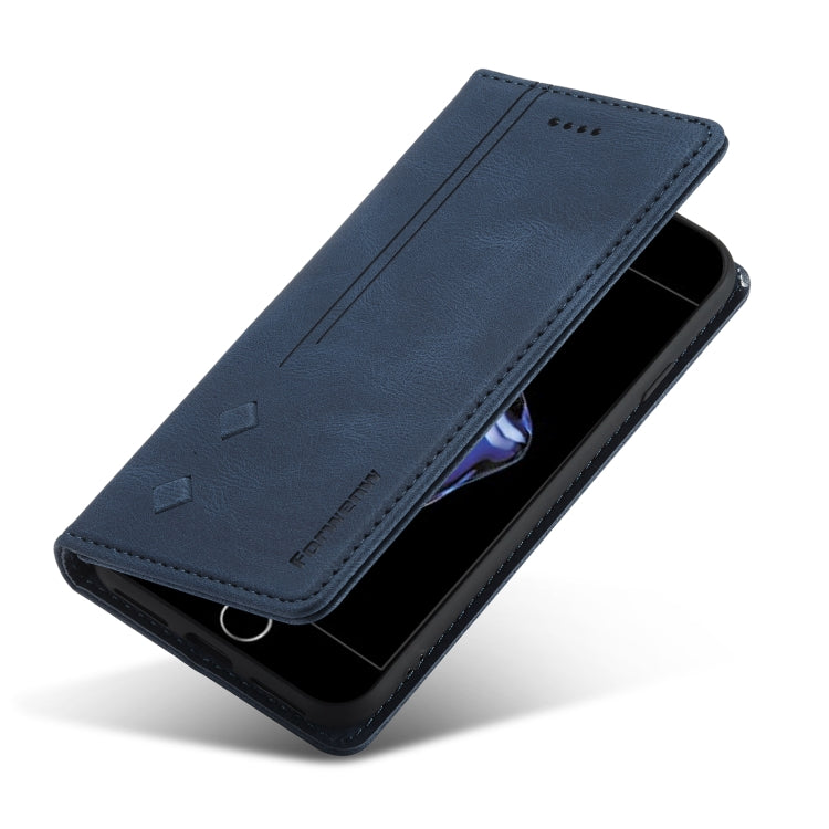 For iPhone SE 2022 / SE 2020 / 8 / 7 Forwenw F2 Series Magnetic Horizontal Flip Leather Case with Holder & Card Slots & Wallet