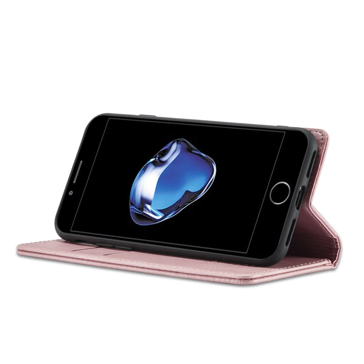 For iPhone SE 2022 / SE 2020 / 8 / 7 Forwenw F2 Series Magnetic Horizontal Flip Leather Case with Holder & Card Slots & Wallet
