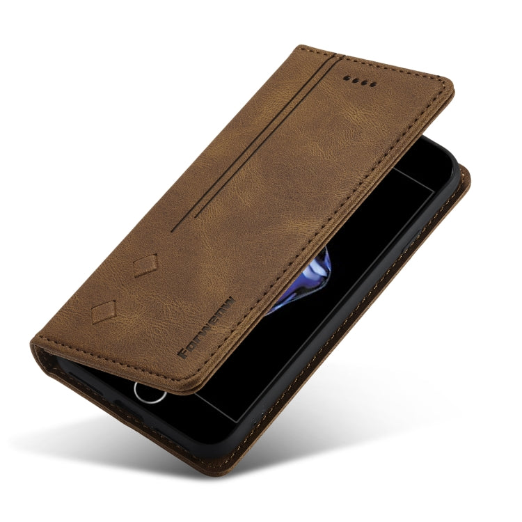 Forwenw F2 Series Magnetic Horizontal Flip Leather Case with Holder & Card Slots & Wallet For iPhone 8 Plus / 7 Plus