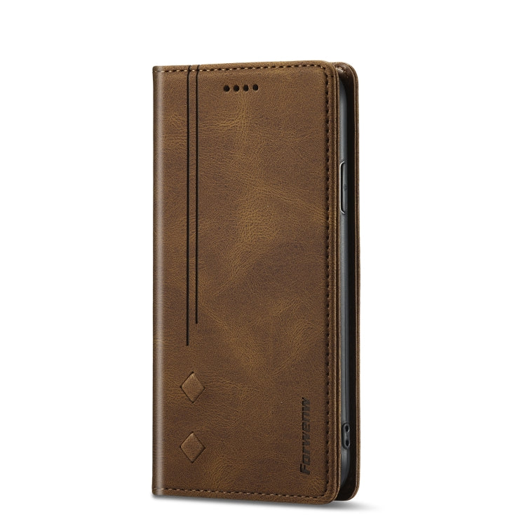 For iPhone 11 Forwenw F2 Series Magnetic Horizontal Flip Leather Case with Holder & Card Slots & Wallet