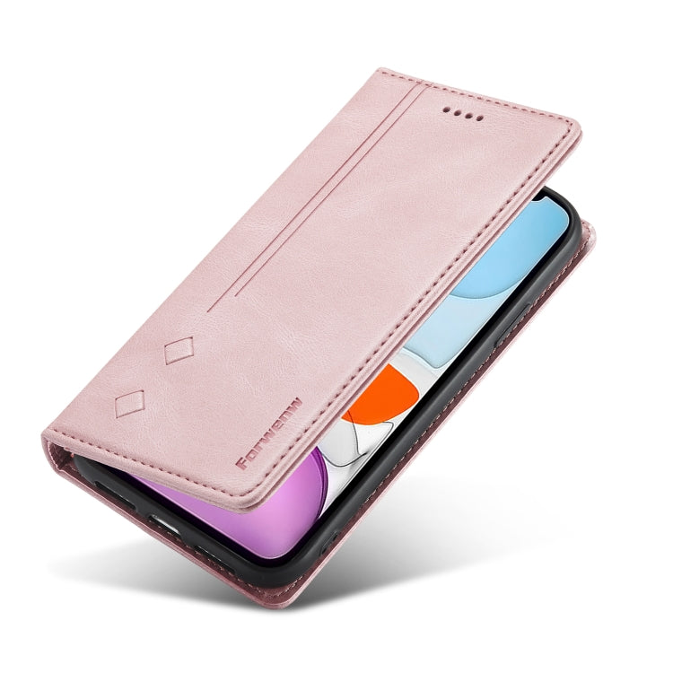 For iPhone 11 Forwenw F2 Series Magnetic Horizontal Flip Leather Case with Holder & Card Slots & Wallet