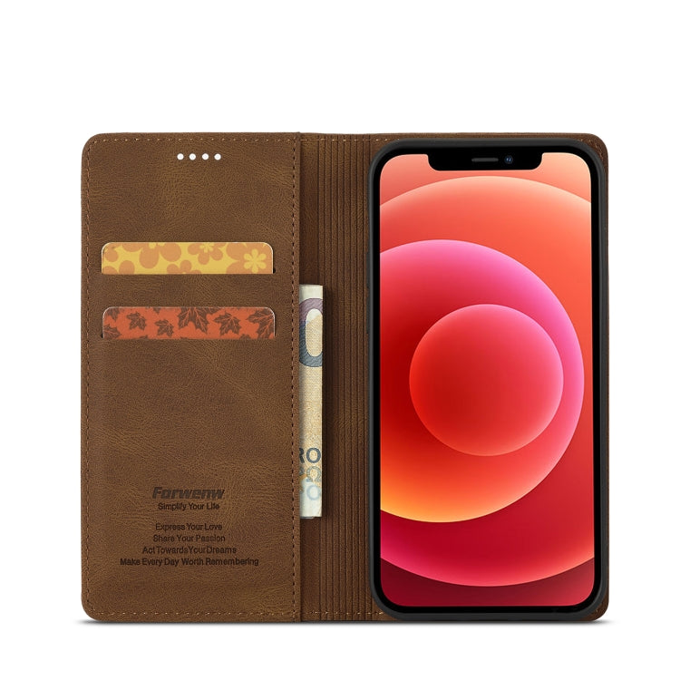 For iPhone 11 Pro Forwenw F2 Series Magnetic Horizontal Flip Leather Case with Holder & Card Slots & Wallet