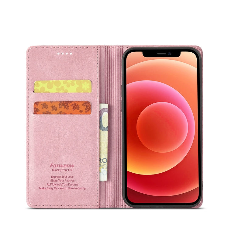 For iPhone 11 Pro Forwenw F2 Series Magnetic Horizontal Flip Leather Case with Holder & Card Slots & Wallet