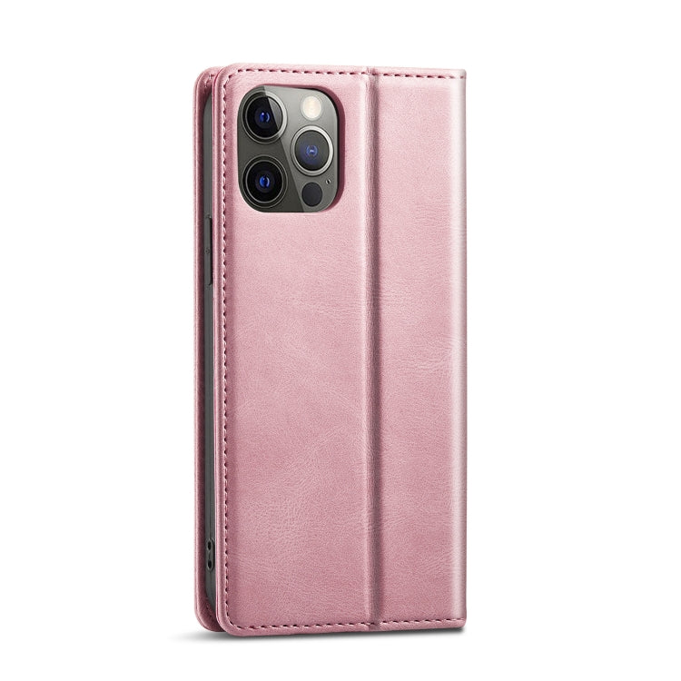 For iPhone 12 / 12 Pro Forwenw F2 Series Magnetic Horizontal Flip Leather Case with Holder & Card Slots & Wallet