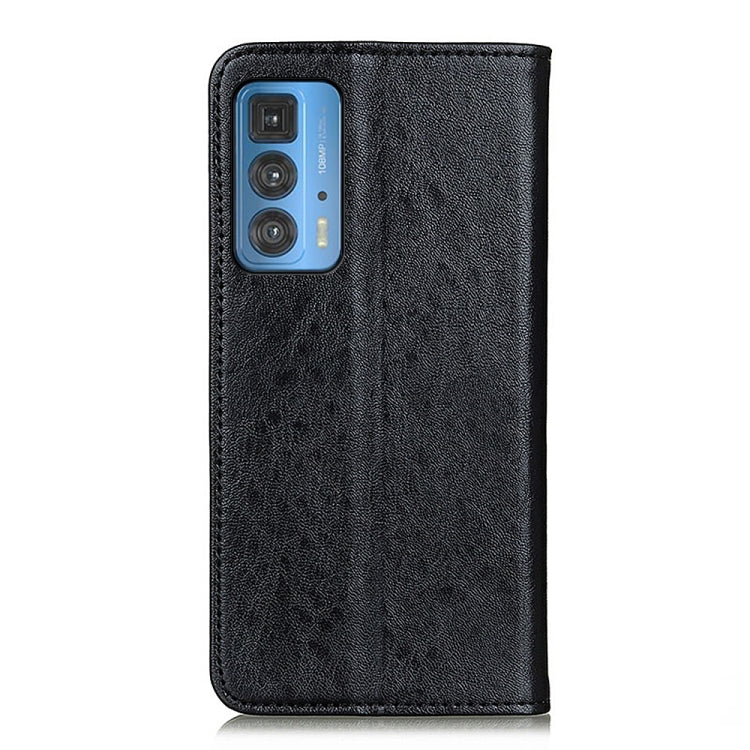 For Motorola Edge 20 Pro Magnetic Crazy Horse Texture Horizontal Flip Leather Case with Holder & Card Slots & Wallet
