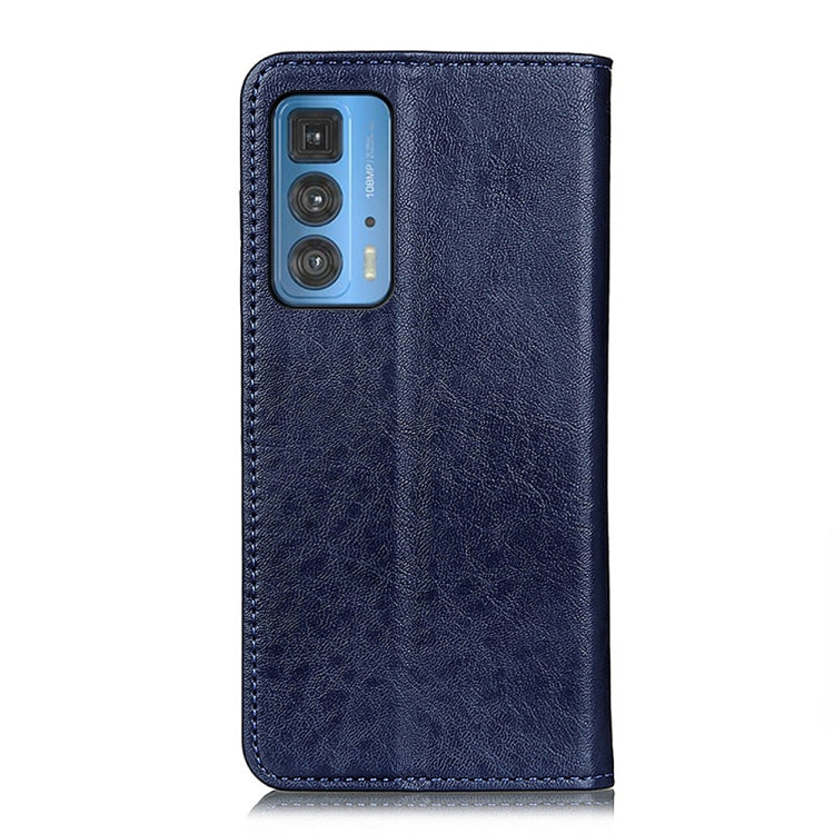 For Motorola Edge 20 Pro Magnetic Crazy Horse Texture Horizontal Flip Leather Case with Holder & Card Slots & Wallet