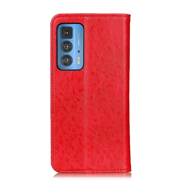 For Motorola Edge 20 Pro Magnetic Crazy Horse Texture Horizontal Flip Leather Case with Holder & Card Slots & Wallet
