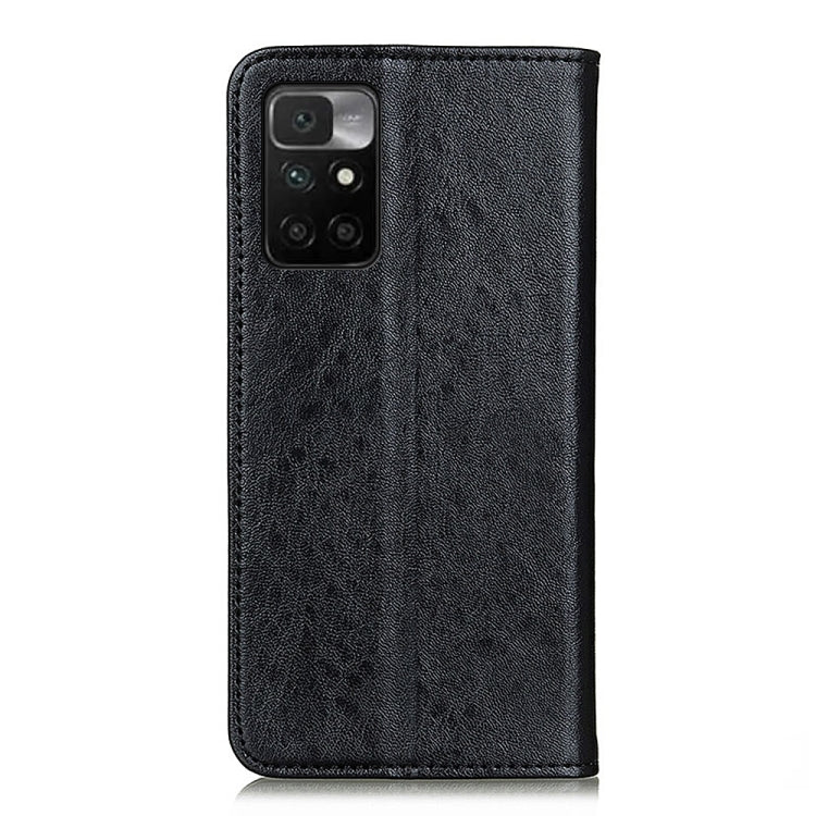For Xiaomi Redmi 10 / Redmi Note 11 4G Magnetic Crazy Horse Texture Horizontal Flip Leather Case with Holder & Card Slots & Wallet