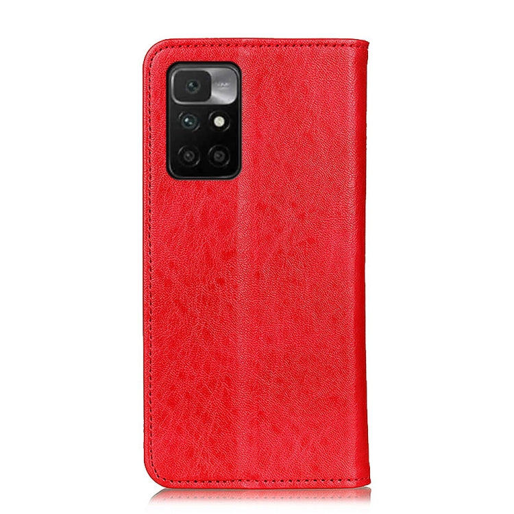 For Xiaomi Redmi 10 / Redmi Note 11 4G Magnetic Crazy Horse Texture Horizontal Flip Leather Case with Holder & Card Slots & Wallet