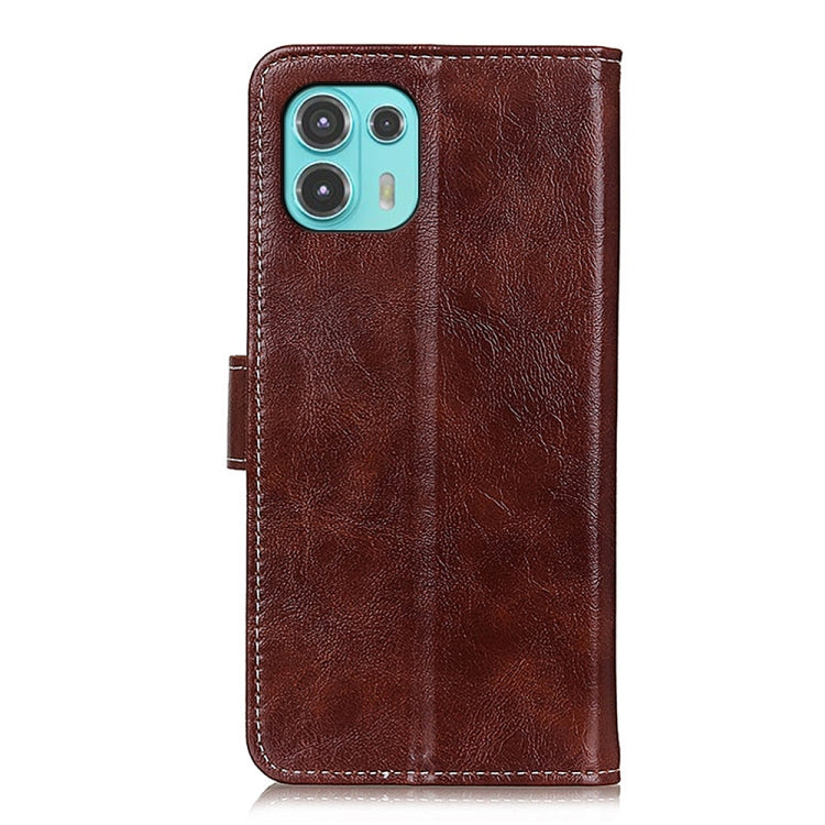 For Motorola Edge 20 Lite Retro Crazy Horse Texture Horizontal Flip Leather Case with Holder & Card Slots & Photo Frame & Wallet