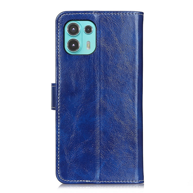For Motorola Edge 20 Lite Retro Crazy Horse Texture Horizontal Flip Leather Case with Holder & Card Slots & Photo Frame & Wallet