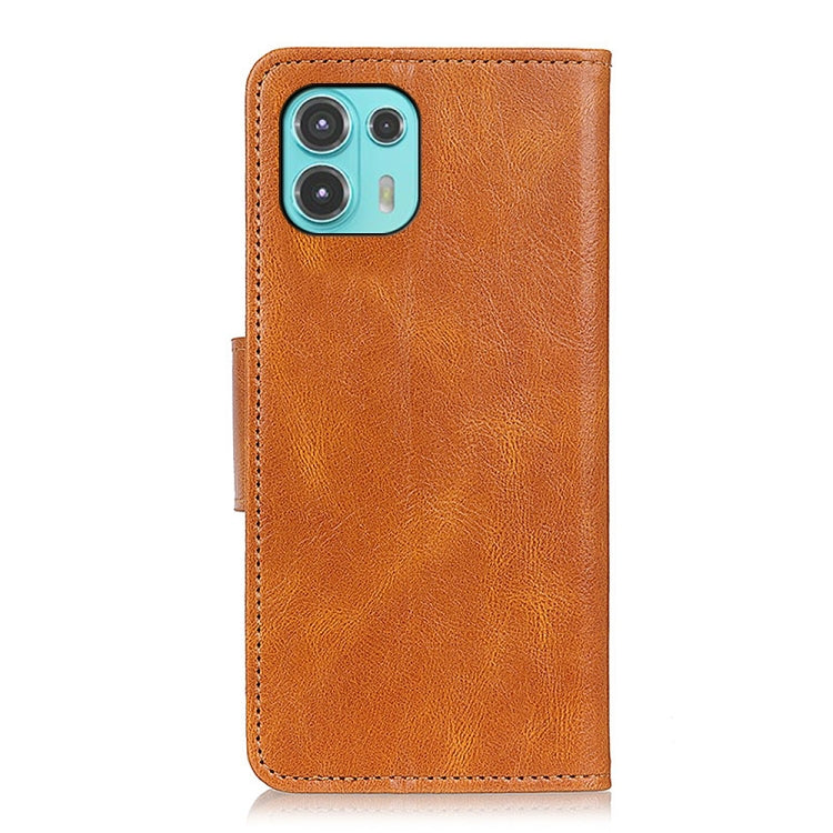 For Motorola Edge 20 Lite Mirren Crazy Horse Texture Horizontal Flip Leather Case with Holder & Card Slots & Wallet