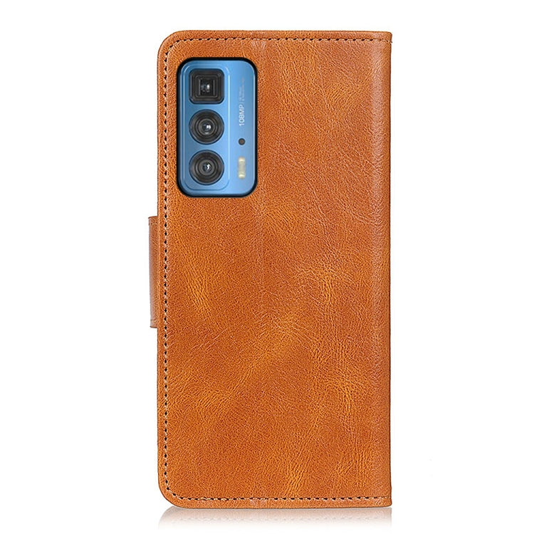 For Motorola Edge 20 Pro Mirren Crazy Horse Texture Horizontal Flip Leather Case with Holder & Card Slots & Wallet