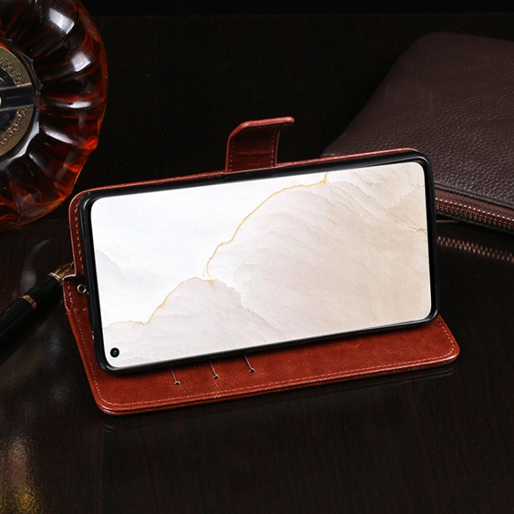 idewei Crazy Horse Texture Horizontal Flip Leather Case with Holder & Card Slots & Wallet For OPPO Realme GT Explorer Master