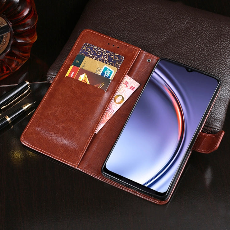 idewei Crazy Horse Texture Horizontal Flip Leather Case with Holder & Card Slots & Wallet For Huawei Maimang 10 SE