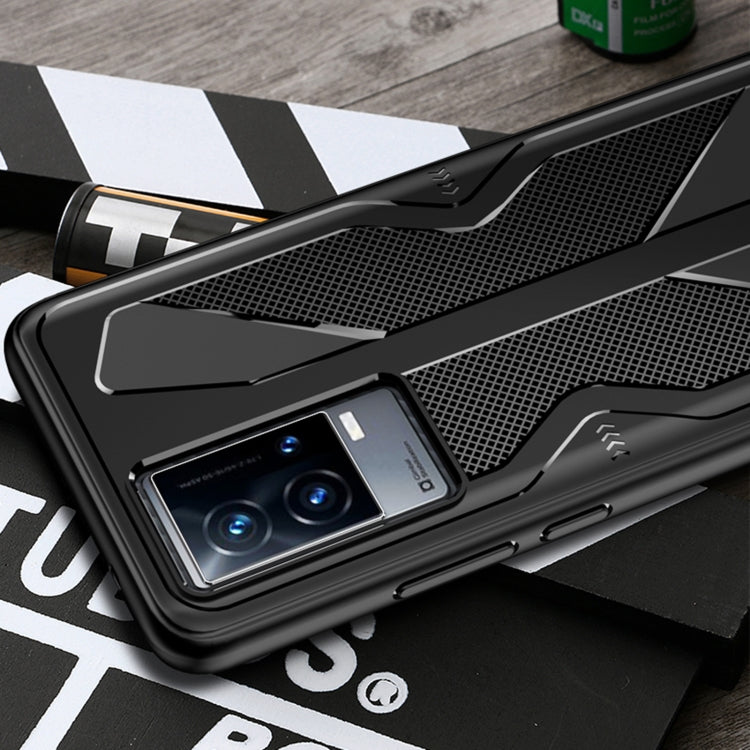 For vivo iQOO 8 Butterfly Shadow Shockproof Rubber TPU Protective Case