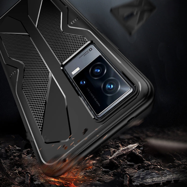 For vivo iQOO 8 Pro Butterfly Shadow Shockproof Rubber TPU Protective Case