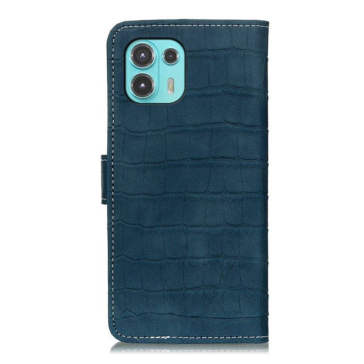 For Motorola Edge 20 Lite Magnetic Crocodile Texture Horizontal Flip Leather Case with Holder & Card Slots & Wallet