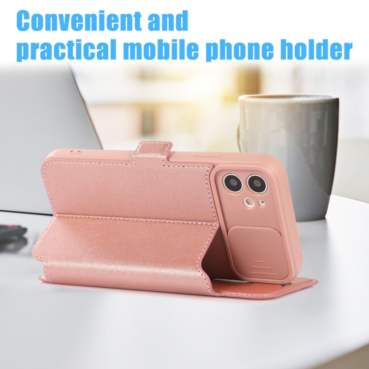 For iPhone 11 Push Window Double Buckle PU + Silicone Horizontal Flip Leather Case with Holder & Card Slot