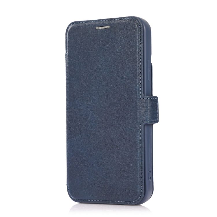 For iPhone 11 Push Window Double Buckle PU + Silicone Horizontal Flip Leather Case with Holder & Card Slot