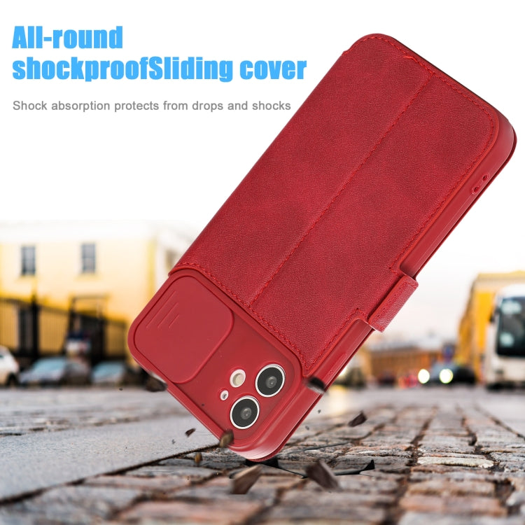 For iPhone 11 Pro Push Window Double Buckle PU + Silicone Horizontal Flip Leather Case with Holder & Card Slot