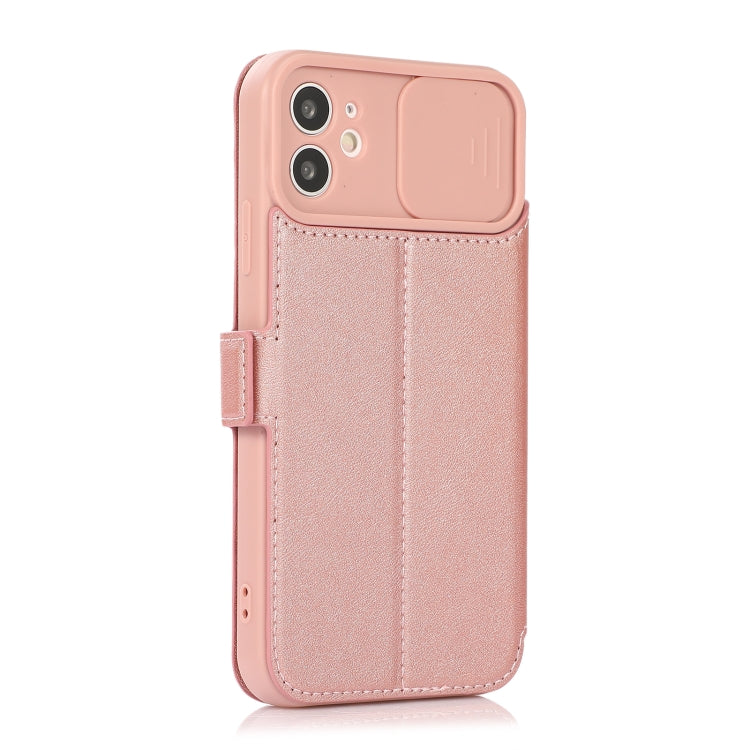 For iPhone 11 Pro Push Window Double Buckle PU + Silicone Horizontal Flip Leather Case with Holder & Card Slot