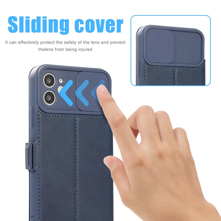 For iPhone 11 Pro Push Window Double Buckle PU + Silicone Horizontal Flip Leather Case with Holder & Card Slot