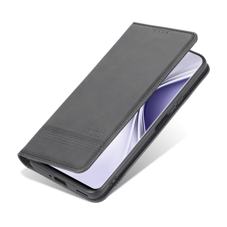 For Honor X20 SE AZNS Magnetic Calf Texture Horizontal Flip Leather Case with Card Slots & Holder & Wallet
