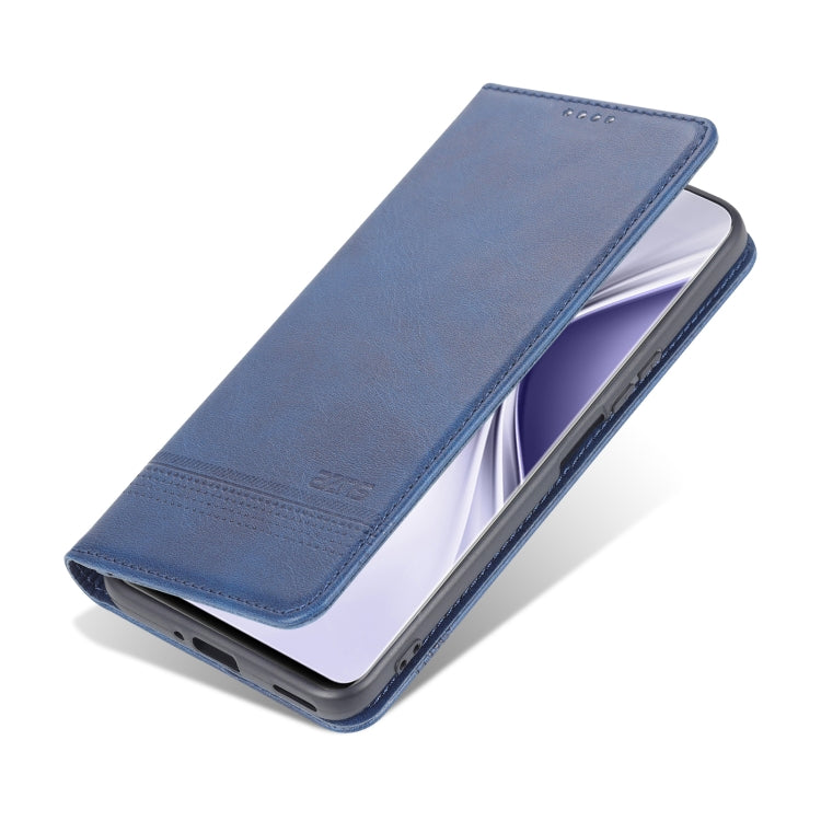 For Honor X20 SE AZNS Magnetic Calf Texture Horizontal Flip Leather Case with Card Slots & Holder & Wallet