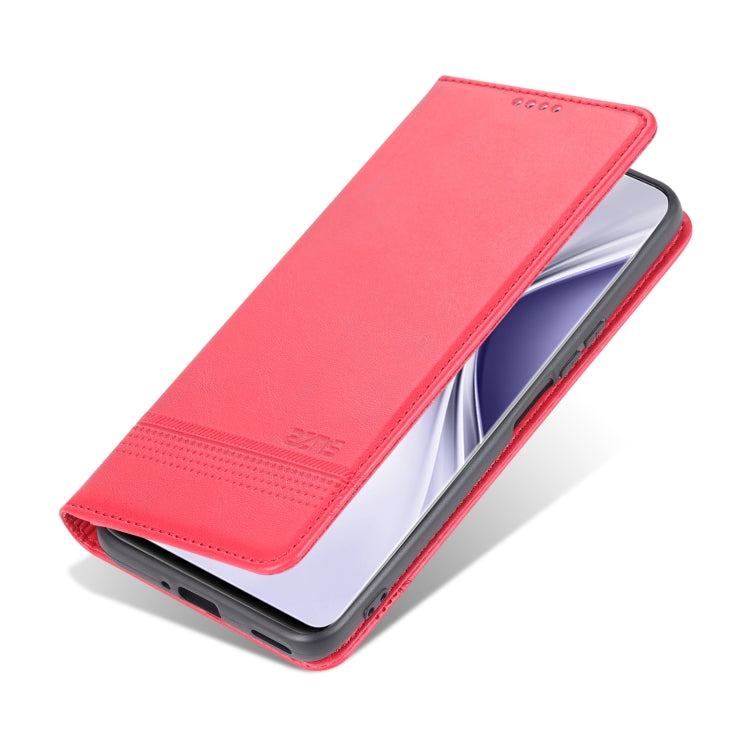 For Honor X20 SE AZNS Magnetic Calf Texture Horizontal Flip Leather Case with Card Slots & Holder & Wallet