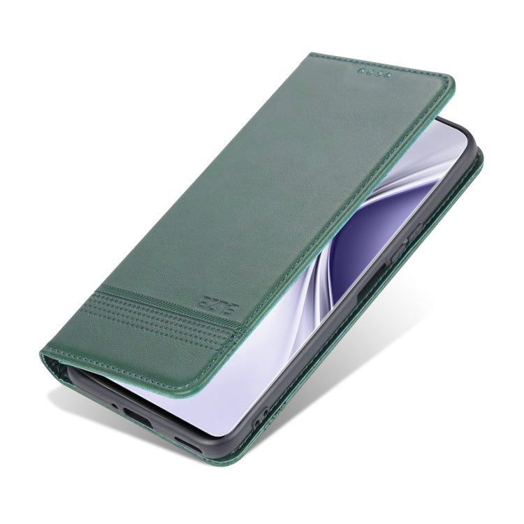 For Honor X20 SE AZNS Magnetic Calf Texture Horizontal Flip Leather Case with Card Slots & Holder & Wallet