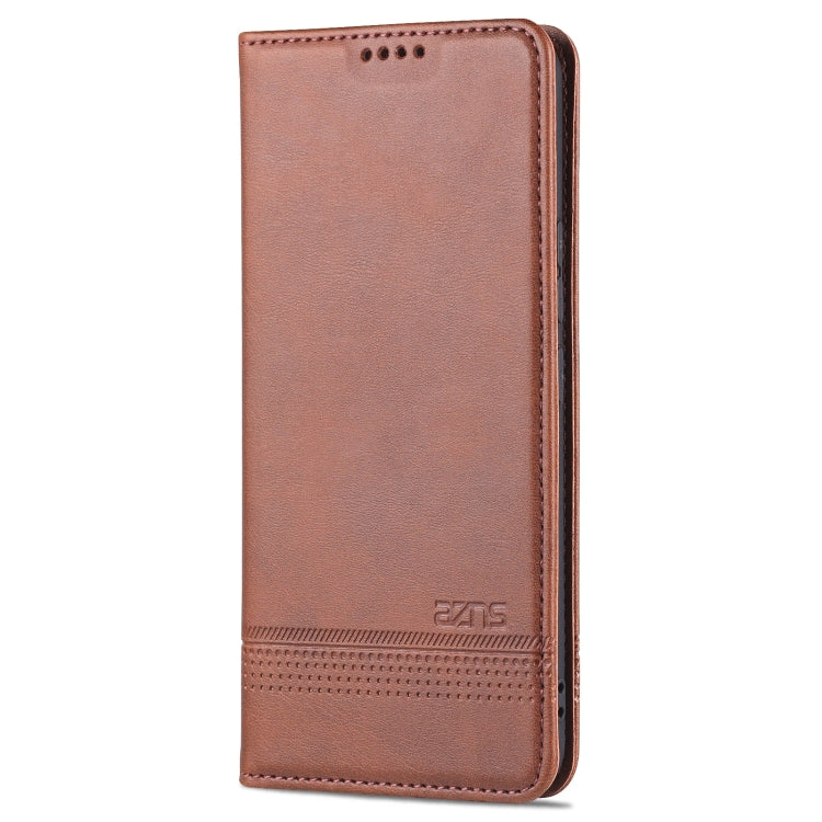For vivo S10 AZNS Magnetic Calf Texture Horizontal Flip Leather Case with Card Slots & Holder & Wallet