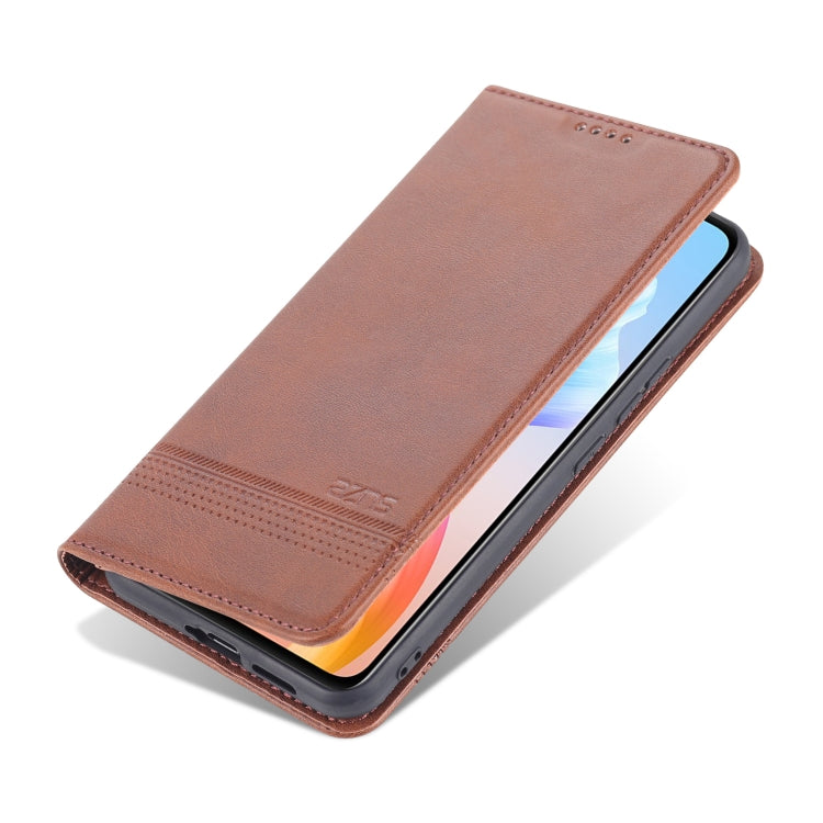 For vivo S10 AZNS Magnetic Calf Texture Horizontal Flip Leather Case with Card Slots & Holder & Wallet