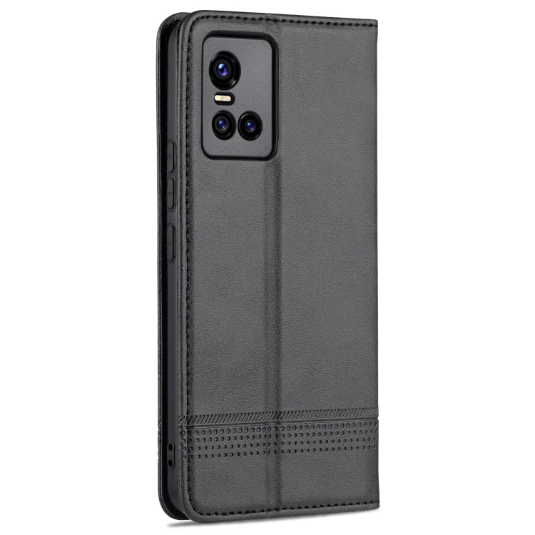 For vivo S10 AZNS Magnetic Calf Texture Horizontal Flip Leather Case with Card Slots & Holder & Wallet