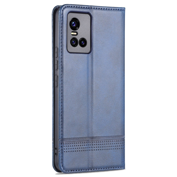 For vivo S10 AZNS Magnetic Calf Texture Horizontal Flip Leather Case with Card Slots & Holder & Wallet