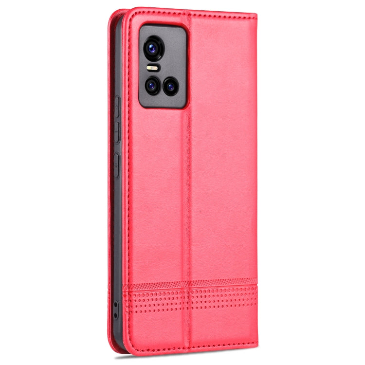 For vivo S10 AZNS Magnetic Calf Texture Horizontal Flip Leather Case with Card Slots & Holder & Wallet