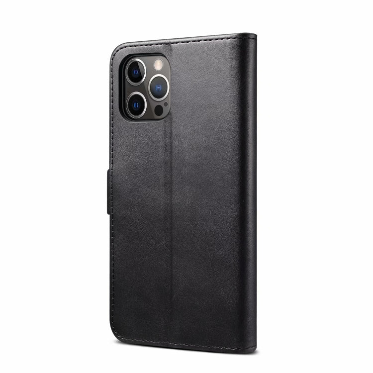 For iPhone 13 mini GUSSIM Business Style Horizontal Flip Leather Case with Holder & Card Slots & Wallet
