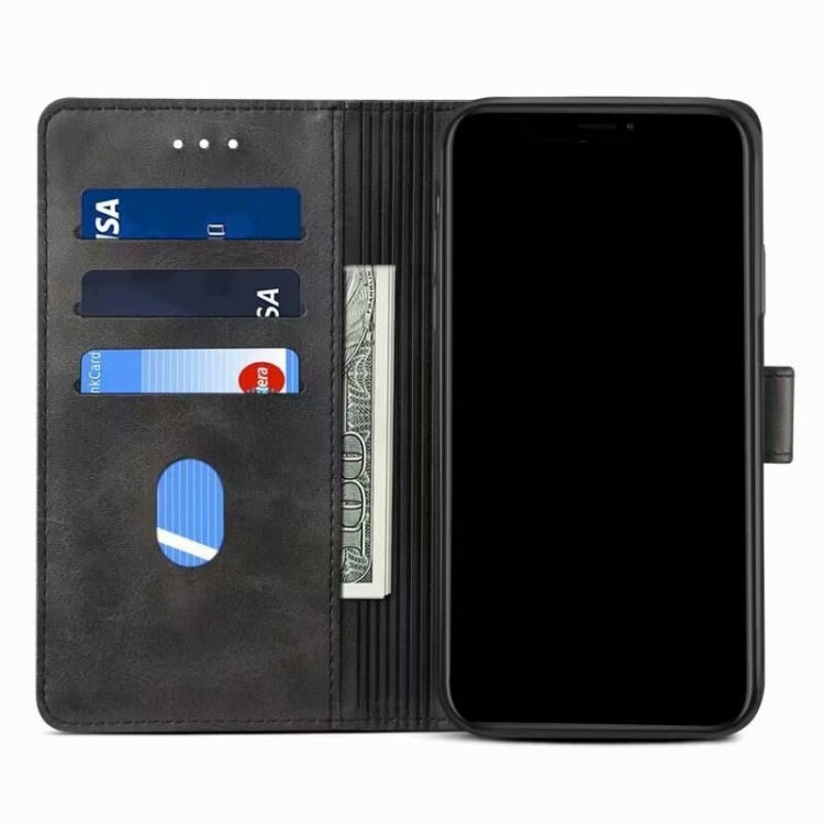 For iPhone 13 mini GUSSIM Business Style Horizontal Flip Leather Case with Holder & Card Slots & Wallet
