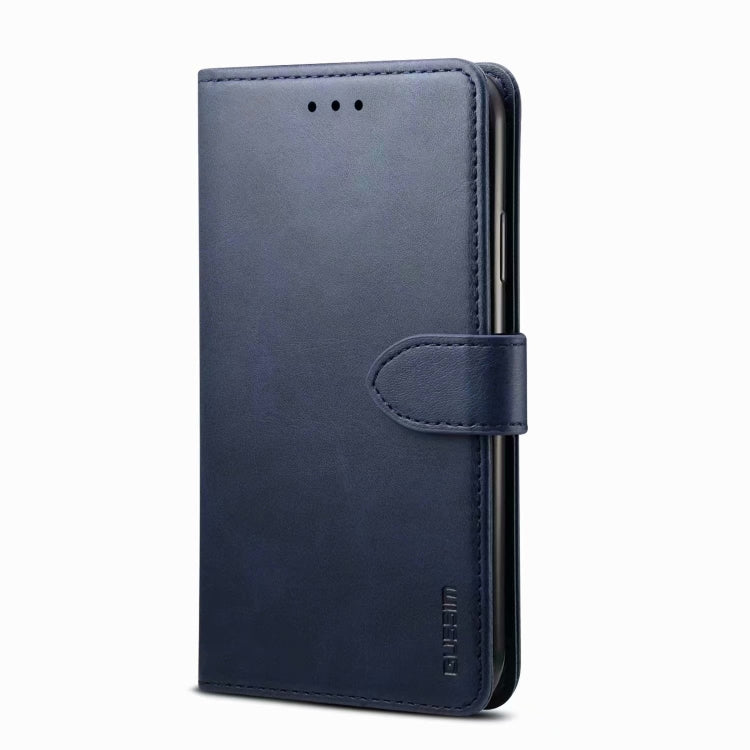 For iPhone 13 GUSSIM Business Style Horizontal Flip Leather Case with Holder & Card Slots & Wallet