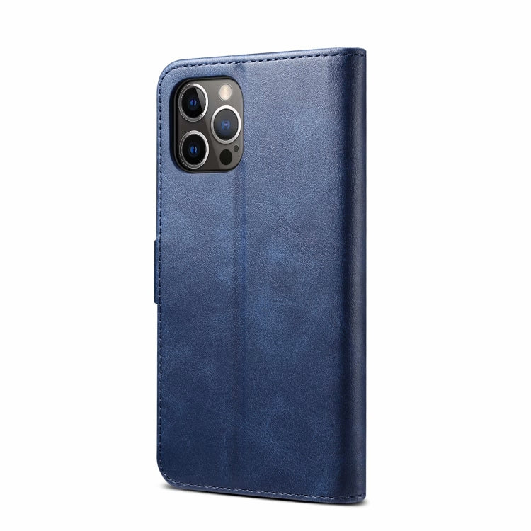 For iPhone 13 GUSSIM Business Style Horizontal Flip Leather Case with Holder & Card Slots & Wallet