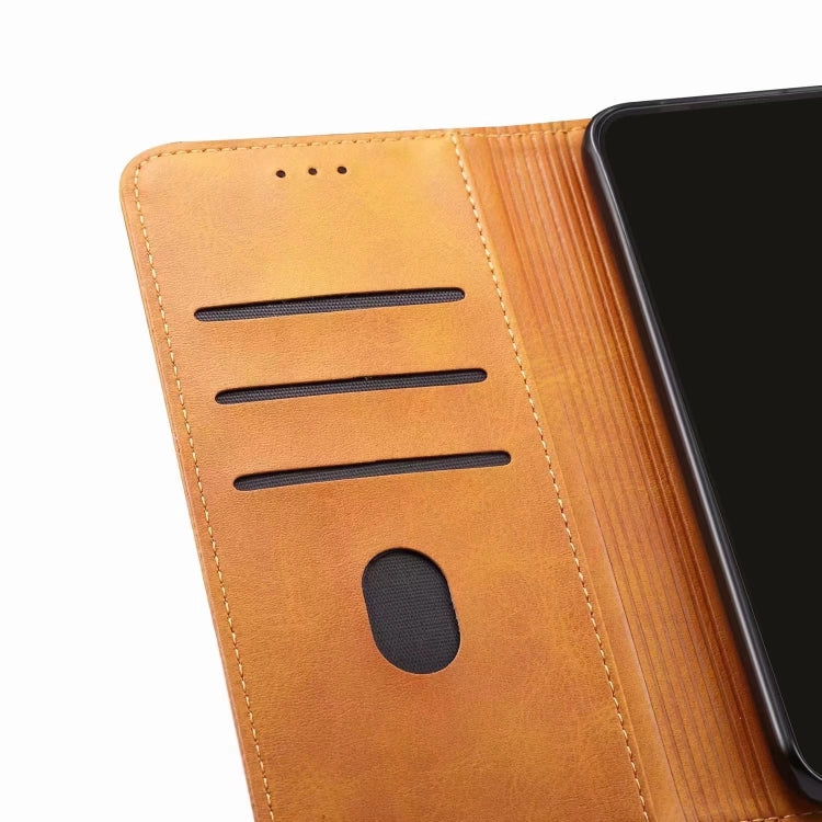 For iPhone 13 GUSSIM Business Style Horizontal Flip Leather Case with Holder & Card Slots & Wallet
