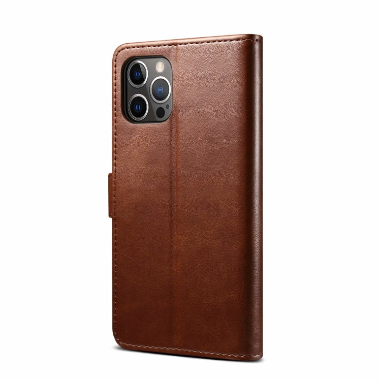 For iPhone 13 Pro GUSSIM Business Style Horizontal Flip Leather Case with Holder & Card Slots & Wallet