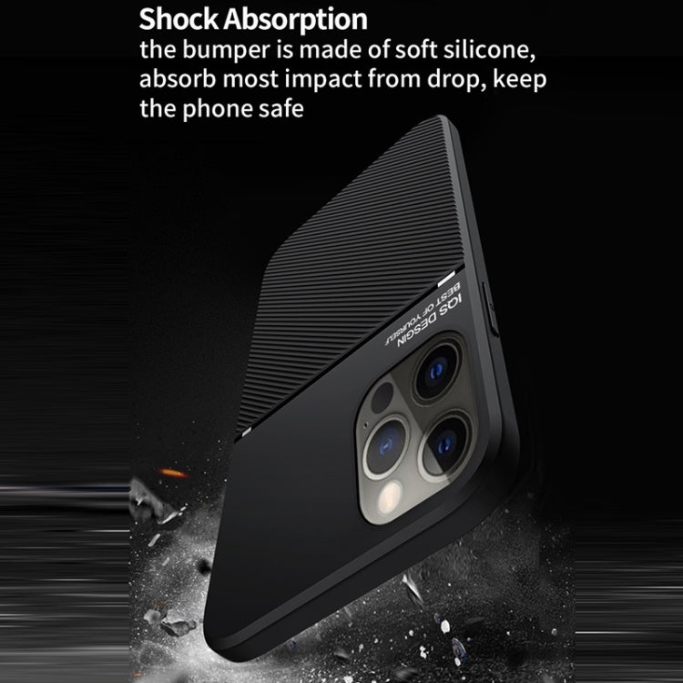 For iPhone 13 Pro Classic Tilt Strip Grain Magnetic Shockproof PC + TPU Case