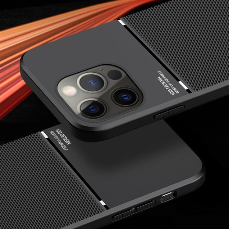 For iPhone 13 Pro Classic Tilt Strip Grain Magnetic Shockproof PC + TPU Case