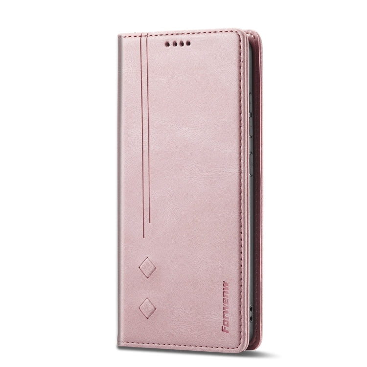 For Samsung Galaxy A52 5G Forwenw F2 Series Magnetic Horizontal Flip Leather Case with Holder & Card Slots & Wallet